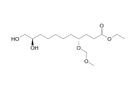 Ethyl (4R,10R)-10,11-dihydroxy-4-methoxymethoxyundecanoate