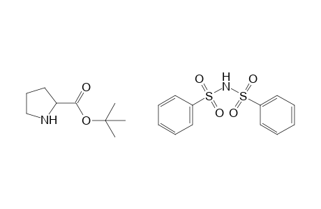 L-proline, tert-butyl ester, compound with benzenesulfonamide(1:1)