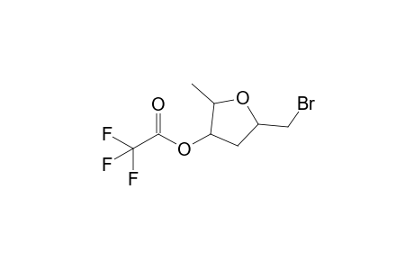 5-Bromomethyl-3-trifluoroacetyloxy-2-methyltetrahydrofuran