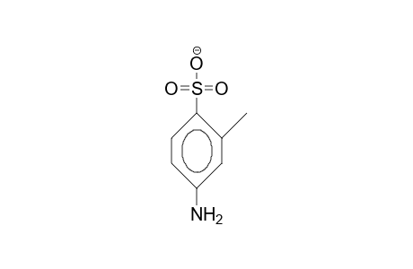 2-Methyl-4-amino-benzenesulfonic acid, anion