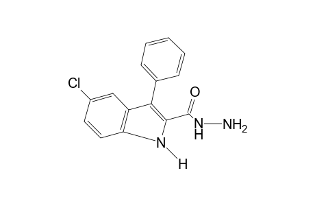 5-chloro-3-phenylindole-2-carboxylic acid, hydrazide