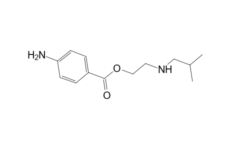 Ethanol, 2-[(2-methylpropyl)amino]-, 4-aminobenzoate (ester)