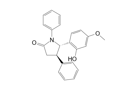 (4R,5S)-5-(2-Hydroxy-4-methoxyphenyl)-1,4-diphenylpyrrolidin-2-one