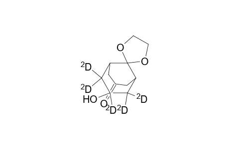 Spiro[bicyclo[3.3.1]nonane-9,2'-[1,3]dioxolan]-3-one-6,6,7,8,8-D5, 7-hydroxy-, (1.alpha.,5.alpha.,7.alpha.)-