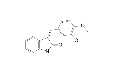 (Z)-3-(3-Hydroxy-4-methoxybenzylidene)indolin-2-one