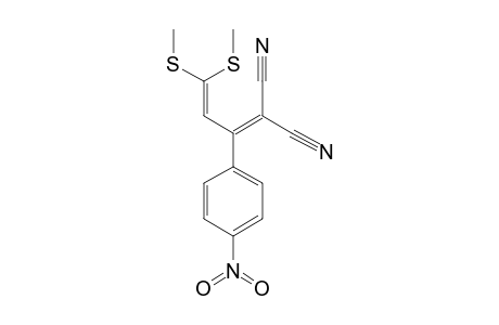 1,1-DICYANO-4,4-BIS-(METHYLTHIO)-2-(4-NITROPHENYL)-1,3-BUTADIEN