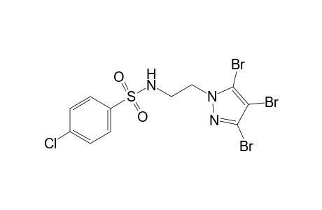 p-chloro-N-[2-(3,4,5-tribromopyrazol-1-yl)ethyl]benzenesulfonamide