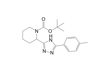 tert-butyl 2-(5-(p-tolyl)-4H-1,2,4-triazol-3-yl)piperidine-1-carboxylate