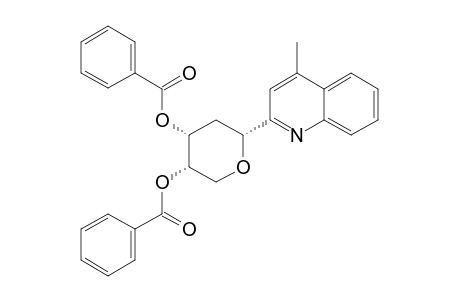 2-(3',4'-DI-O-BENZOYL-2'-DEOXY-alpha-D-RIBOPYRANOSYL)-4-METHYL-QUINOLINE