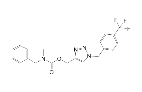 {1-[4-(Trifluoromethyl)benzyl]-1H-1,2,3-triazol-4-yl}methyl benzyl(methyl)carbamate