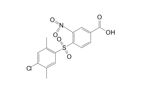 4-[(4-chloro-2,5-xylyl)sulfonyl]-3-nitrobenzoic acid