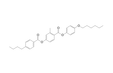 4,2-cresotic acid, p-(hexyloxy)phenyl ester, p-butylbenzoate