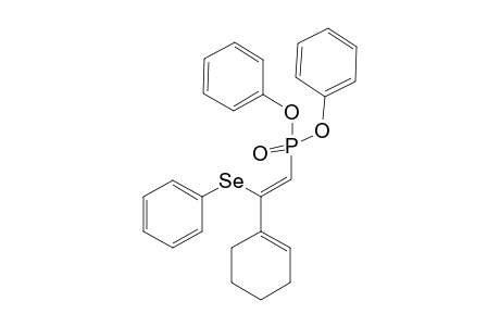 (Z)-1-(Diphenoxyphosphinyl)-2-(1'-cyclohexenyl)-2-(phenylseleno)-ethene