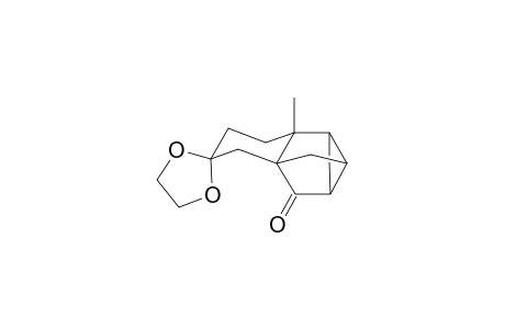 6,6-Ethylenedioxy-3R*-methyltetracyclo[6,2.1.0(2,1).0(3,8)]dodecane-9-one