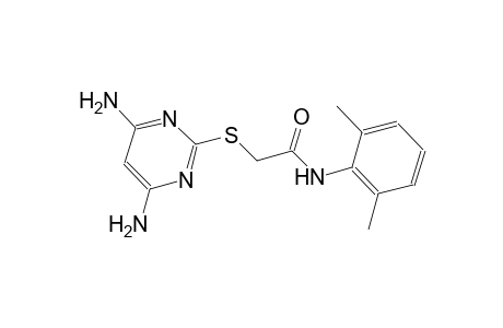 2-[(4,6-diamino-2-pyrimidinyl)sulfanyl]-N-(2,6-dimethylphenyl)acetamide