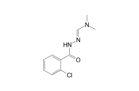 o-chlorobenzoic acid, [(dimethylamino)methylene]hydrazide