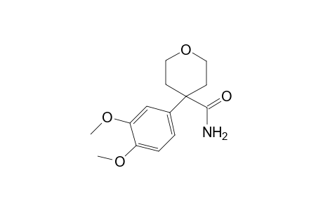 4-(3,4-dimethoxyphenyl)tetrahydro-2H-pyran-4-carboxamide