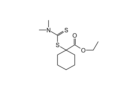 1-mercaptocyclohexanecarboxylic acid, ethyl ester, dimethyldithiocarbamate