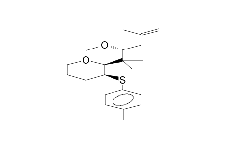 THREO-2-(1',1',4'-TRIMETHYL-2'-METHOXYPENTEN-4'-YL)-3-(PARA-TOLYLTHIO)OXANE