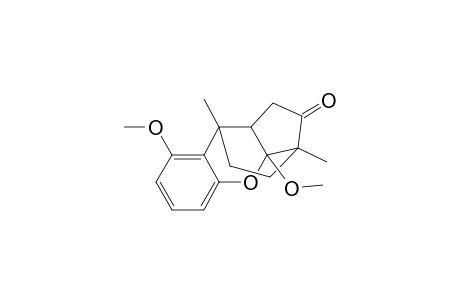3,9-Ethanocyclopenta[b][1]benzopyran-2(1H)-one, 3,3a,9,9a-tetrahydro-3a,8-dimethoxy-3,9-dimethyl-