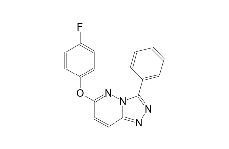 [1,2,4]triazolo[4,3-b]pyridazine, 6-(4-fluorophenoxy)-3-phenyl-