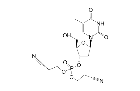 Thymid-3'-yl-[bis-(2-cyanoethyl)]-phosphat