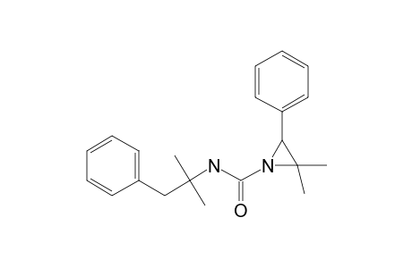 N-(1,1-Dimethyl-2-phenylethyl)-2,2-dimethyl-3-phenylaziridine-1-carboxamide