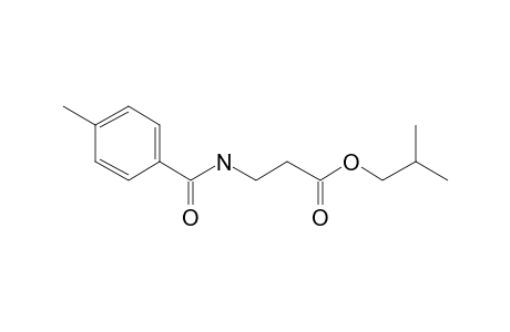 .beta.-Alanine, N-(4-methylbenzoyl)-, isobutyl ester