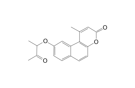 1-Methyl-9-[(2'-oxobutan-3'-yl)oxy]naphtho[2,3-b]pyran-2-one