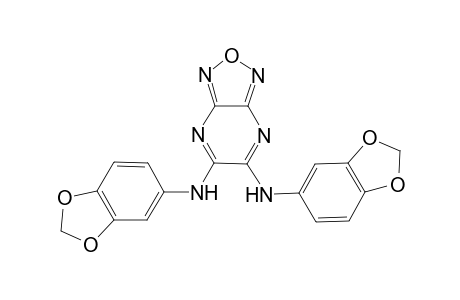 N,N'-bis-benzo[1,3]dioxol-5-yl-[1,2,5]oxadiazolo[3,4-b]pyrazine-5,6-diamine