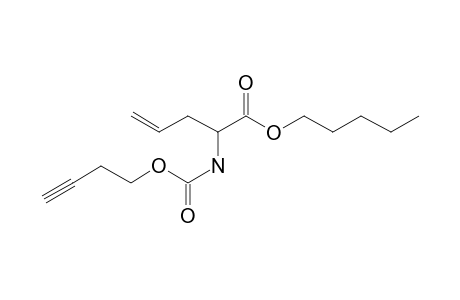 2-Aminopent-4-enoic acid, N-(but-3-yn-1-yloxycarbonyl)-, pentyl ester