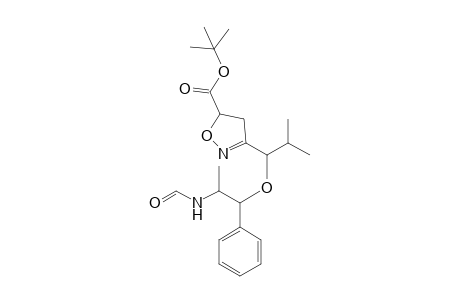 t-Butyl 3-[1'-(2"-formylamino-1"-phenylpropoxy)-2'-methylpropyl]-4,5-dihydroisoxazol-5-carboxylate