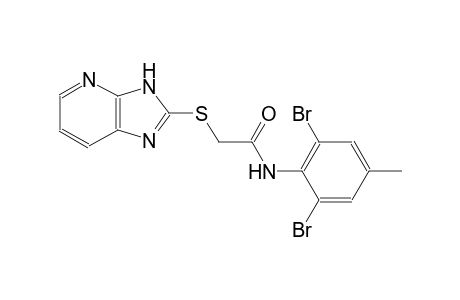 N-(2,6-dibromo-4-methylphenyl)-2-(3H-imidazo[4,5-b]pyridin-2-ylsulfanyl)acetamide
