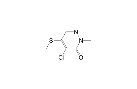 4-Chloro-5-methylthio-2-methyl-2H-pyridazin-3-one