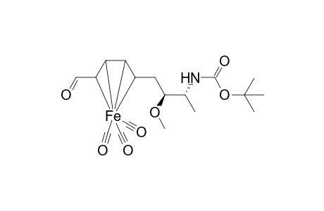 (2S,5R,7S,8R,2E,4E)-Tricarbonyl-{.eta(4).-(2->5)-8-[(t-butoxycarbonyl)amino]-7-methoxynona-2,4-dienal]-iron