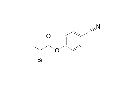 2-Bromopropionic acid, 4-cyanophenyl ester