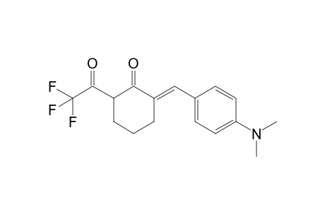 (2E)-2-[(4-dimethylaminophenyl)methylidene]-6-(2,2,2-trifluoroacetyl)cyclohexan-1-one