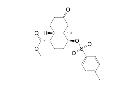 1-Naphthalenecarboxylic acid, decahydro-4a-methyl-4-[[(4-methylphenyl)sulfonyl]oxy]-6-oxo-, methyl ester, (1.alpha.,4.alpha.,4a.alpha.,8a.beta.)-