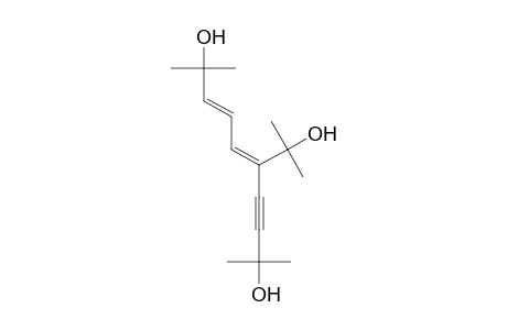 5,7-Decadien-3-ine, 2,9-dihydroxy-5-(1-hydroxy-1-methylethyl)-2,9-dimethyl-, (Z,E)-