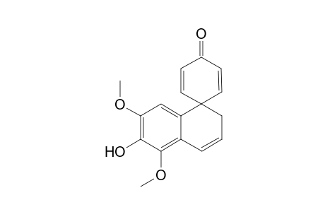 PULCHELSTYRENE_D;6'-HYDROXY-5',7'-DIMETHOXY-2'H,4H-SPIRO-[CYCLOHEXA-2,5-DIENE-1,1'-NAPHTALEN]-4-ONE