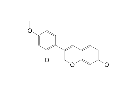 BOLUSANTHIN-III;7,2'-DIHYDROXY-4'-METHOXYISOFLAV-3-ENE