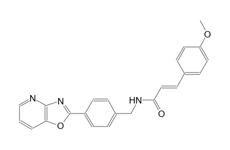 2-propenamide, 3-(4-methoxyphenyl)-N-[(4-oxazolo[4,5-b]pyridin-2-ylphenyl)methyl]-, (2E)-