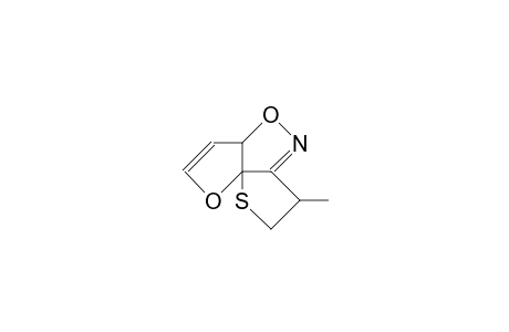 3,3a-(1-Methyl-3-thia-propano)-furo(2,3-D)isoxazol-4-ine