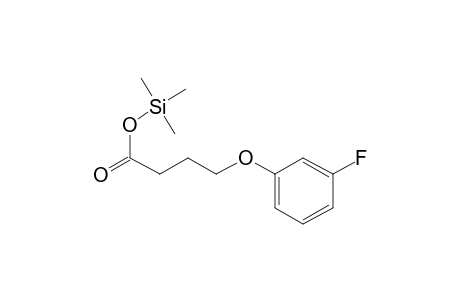 4-(3-Fluorophenoxy)butanoic acid, tms derivative