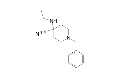 1-Benzyl-4-ethylamino-isonipecotonitrile