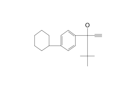 alpha-tert-BUTYL-p-CYCLOHEXYL-alpha-ETHYNYLBENZYL ALCOHOL