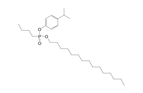 Butylphosphonic acid, 4-isopropylphenyl pentadecyl ester