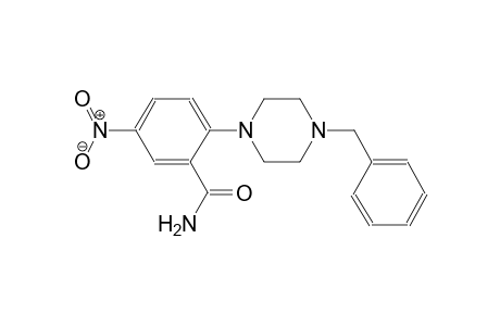 benzamide, 5-nitro-2-[4-(phenylmethyl)-1-piperazinyl]-