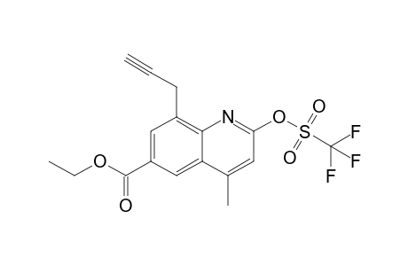 Ethyl 4-Methyl-8-(prop-2-ynyl)-2-{[(trifluoromethyl)sulfonyl]oxy}-6-quinolinecarboxylate