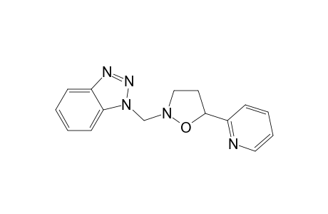 1H-Benzotriazole, 1-[[5-(2-pyridinyl)-2-isoxazolidinyl]methyl]-